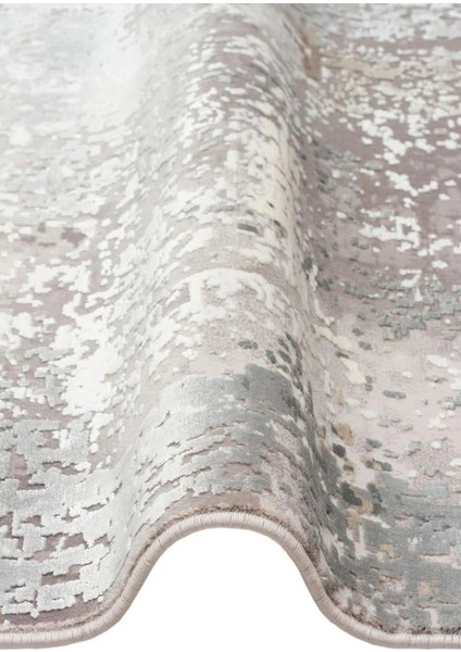 Hoom Rugs Franko Fs 35 Grey beige viskon & Akrilik Yüksek Dokulu Modern Salon Halısı modelleri