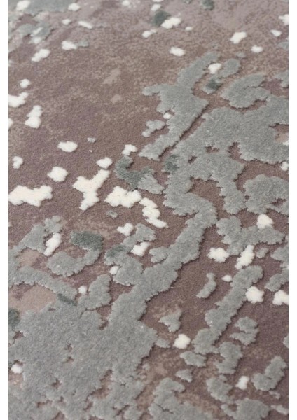 Hoom Rugs Franko Fs 35 Grey beige viskon & Akrilik Yüksek Dokulu Modern Salon Halısı indirimleri