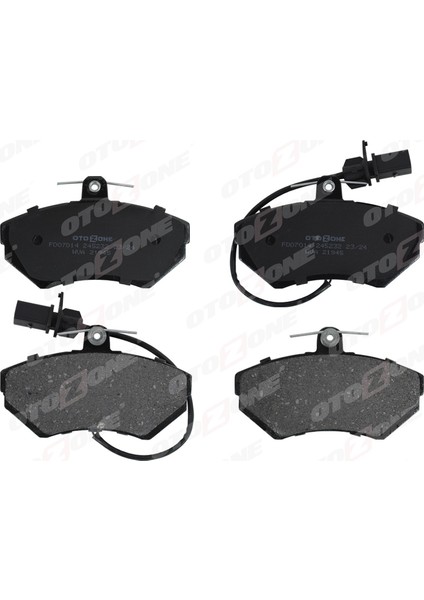 Ön Balata Fişli Küçük Tip Passat-A4 97-04 GDB1366