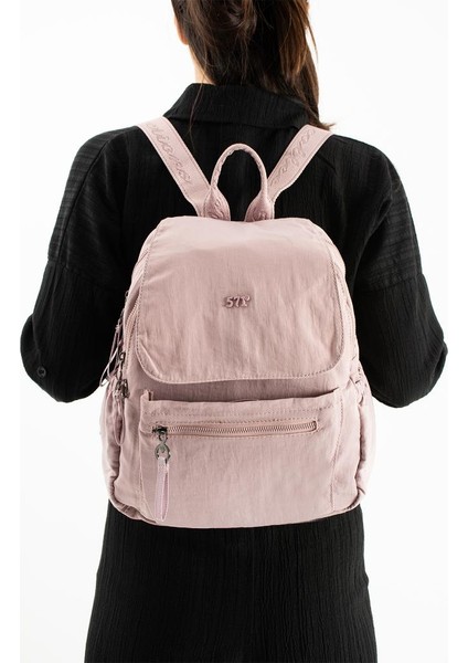 Kadın Sırt Çantası Ultra Hafif Poliamid Kumaş Su Geçirmez Kapaklı Günlük Sırt Çantası 29*27 cm fiyatları