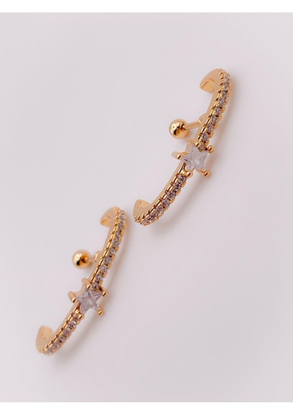 Cerrrahi Çelik Piercing ( Pirsing ) Yıldızlı Anti Tragus Piercing (1ADET) modelleri