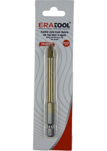 Elmas Cam Delme Ok Tipi 4 Ağızlı Hex 8*85MM