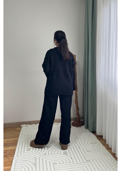 Fermuarlı Triko Takım