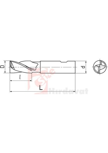 Zps-Fn Uzun Freze 24MM Dın 327 2z fiyatları