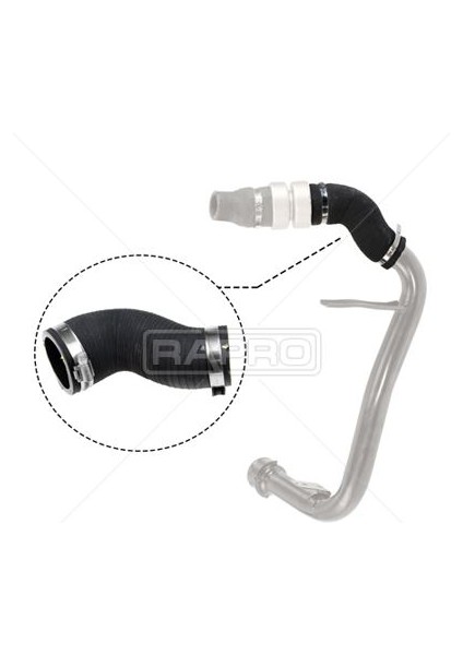 R11593 - Turbo Hortumu Büyük Parça Peugeot Boxer-Cıtroen Jumper Iıı Fıat Ducato 2.2 Hdı 06