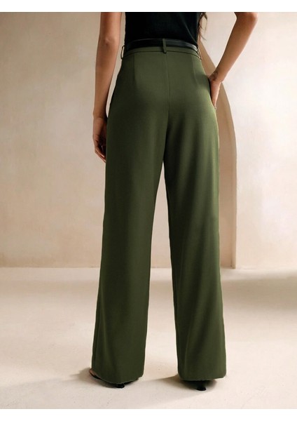 Yüksek Bel Bol Kesim Palazzo Pantolon fırsatları