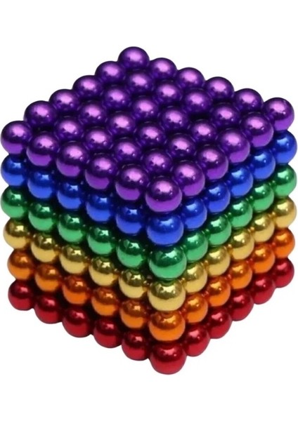 Stres Bilye Neodyum 5mm 216 Adet Mıknatıslı Küp