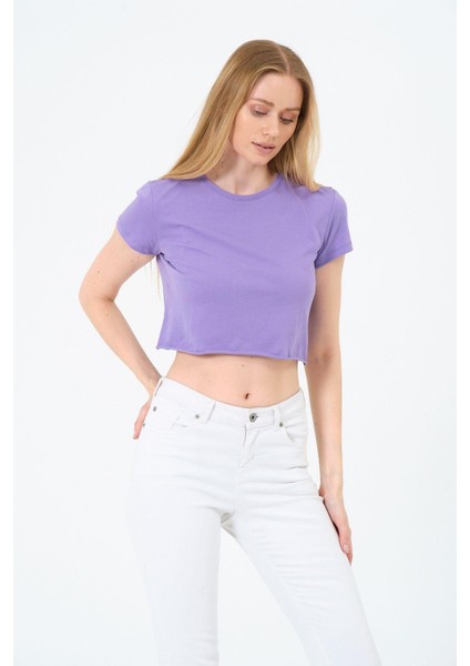 Kadın Kısa Kollu Oversize Crop indirimleri