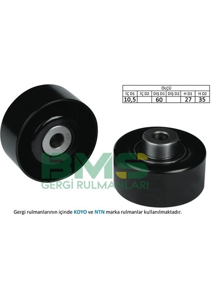 Alternatör Gergi Rulmanı Ford Tourneo Connect 04 14 1.8 Tdci