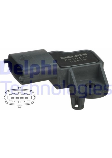 Delphı PS10124 - Map Sensörü - Opel Astra G/h/j. Corsa D. Insignia. Meriva. Vectra C. Zafira A/b/porsche 911. Cayenne