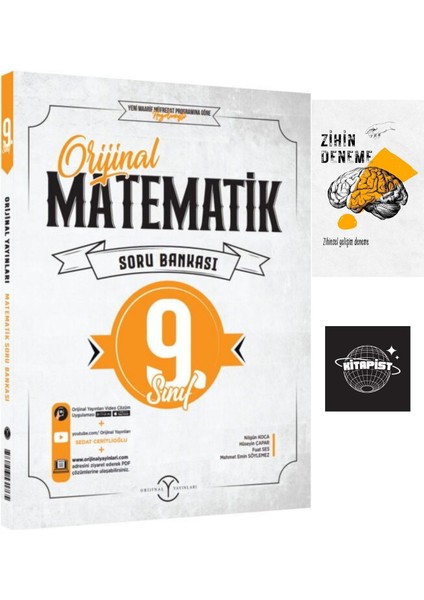 Orijinal Yayınları 9. Sınıf Orijinal Matematik Soru BANKASI+ZIHINDENEME-KD252