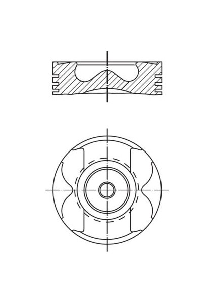 Motor Piston Segman Std 89.00MM -20MM Master 01> Movano 01> 2.5 Dcı G9U