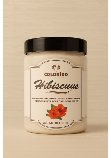 Colorido Hibiscuslu Body Scrub Besleyici Arındırıcı Nemlendirici Vücut Peelingi 300 ml fiyatları