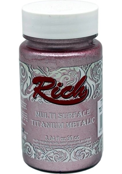 Multi Surface Titanium Metalik Boya 90 Cc. 2556 Toz Pembe