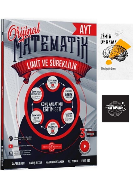 Orijinal Yayınları Ayt Matematik Limit ve SÜREKLILIK+ZIHINDENEME-KD18