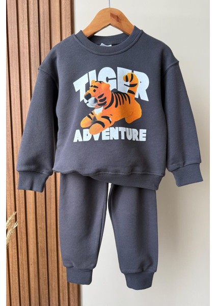 Erkek Çocuk Baskılı 3 Iplik Kumaş Pamuklu Alt Üst Takım fiyatları