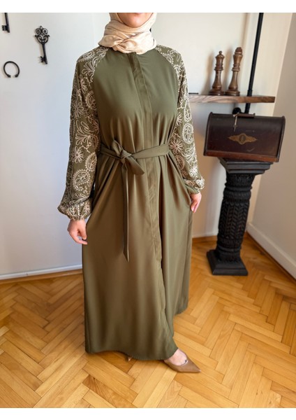 Süzene Nakışlı Reglan Kol Ferace 5051 fırsatları