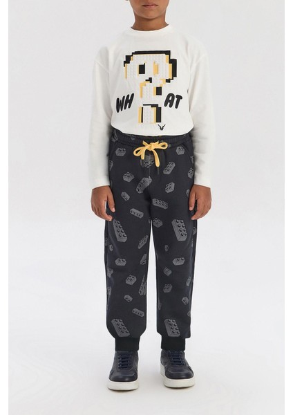 Bg Store Erkek Çocuk Desenli Eşofman Altı modelleri