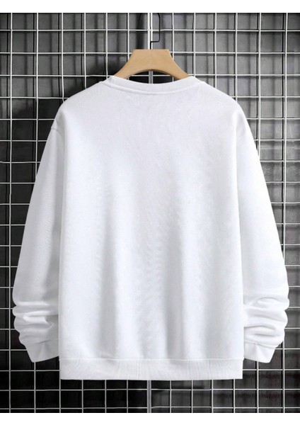 Beyaz Pamuklu Today Baskılı Sweatshirt fiyatları