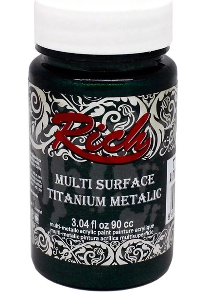 Multi Surface Titanium Metalik Boya 90 Cc. 2554 Antik Yeşil