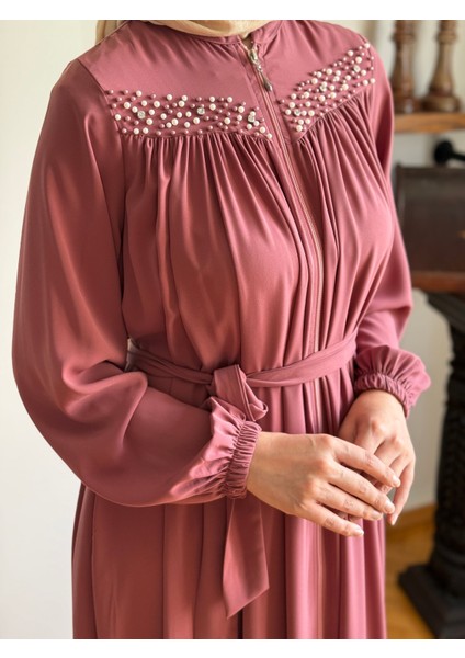 Robalı Boncuklu Ferace 5016