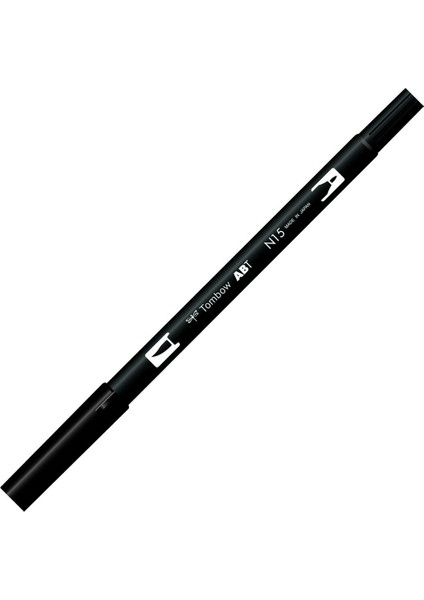 Dual Brush Pen Grafik Çizim Kalemi N15 Black
