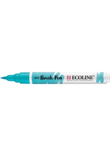 Ecoline Brush Pen Fırça Uçlu Kalem 522 Turquoise Blue