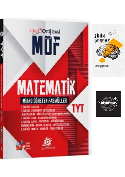 Orijinal Mikro Tyt Matematik Möf Mikro Öğreten Fasiküller SET+ZIHINDENEME-KD214