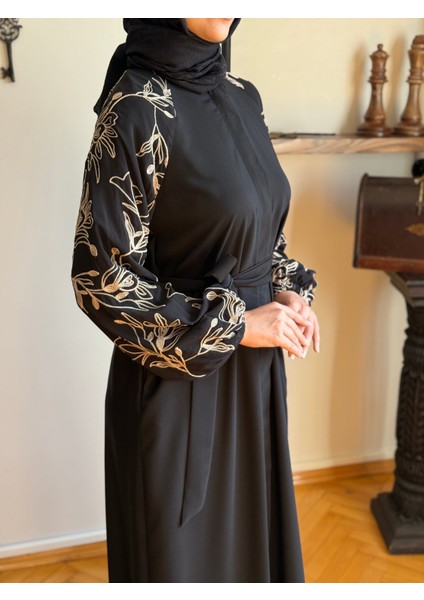 Süzene Nakışlı Reglan Kol Ferace 5051 fırsatları