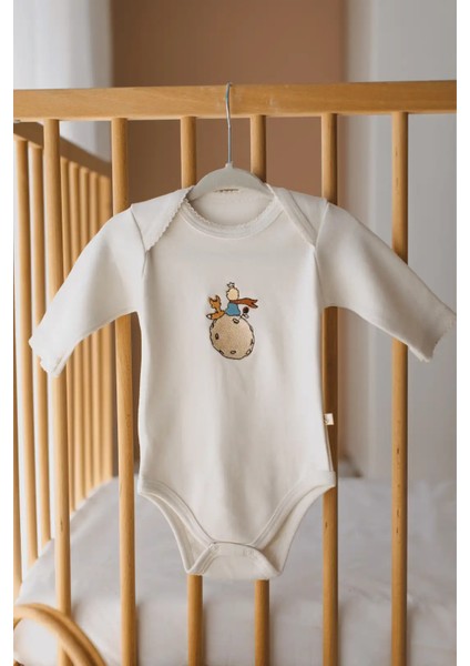 Premium %100 Pamuklu Çıt Çıtlı Nakışlı Uzun Kollu Bebek Zıbın Body 2li Set Takım fiyatları