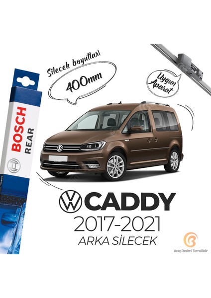 Bosch Rear Arka Silecek Volkswagen Caddy 2017-2021 ile Uyumlu