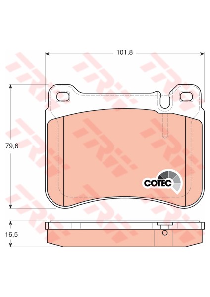 Fren Balatası On Mercedes W203 S203 CL203 C209 A209 R171