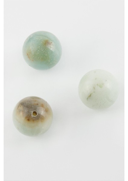 Ds-Derin Azurit Doğaltaş Kolye Ucu 1,6 Cm-Su Yeşili