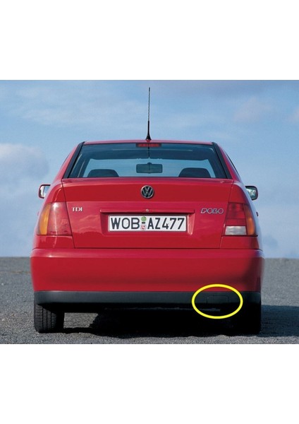 Vw Polo Classic 1996-2002 Arka Tampon Çeki Çekme Demiri Kapağı 6K5807441A fiyatları
