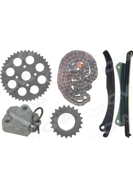 Eksantrik Zincir Seti Astra H-Corsa C-D-Combo-C-D-Astra J-MERIVA-ALBEA-DOBLO-EGEA-PUNTO-500- 1.3 Jtd -1.3 Cdtı E4-E5-E6 Gergi Kiti