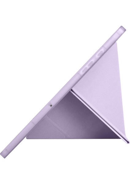 Galaxy Tab A9 Plus Uyumlu Tri Folding Kalem Bölmeli Standlı Kılıf Lila indirimleri