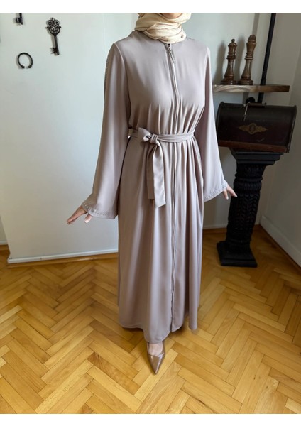 Premium Taşlı Mevlana Ferace 5049 modelleri