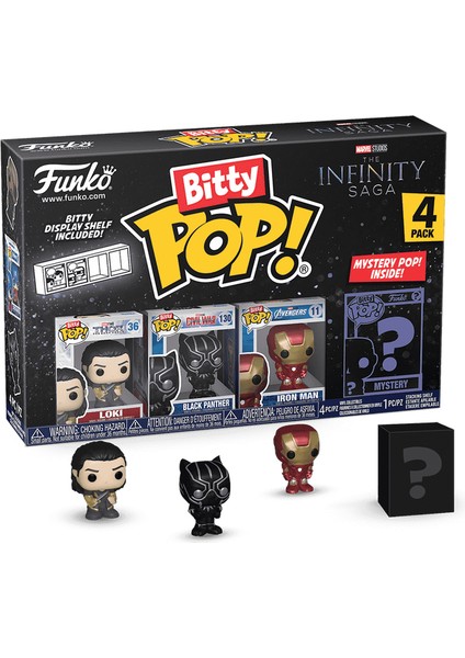 Bitty Pop Marvel Loki 4'lü Paket