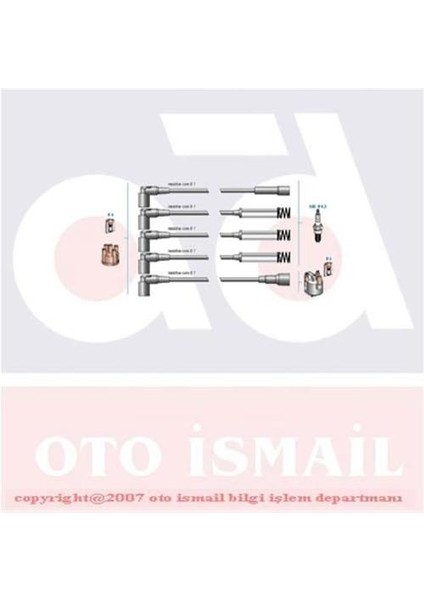 Buji Kablosu Opel A Kasa Tüm Modeller 4 Tüplü