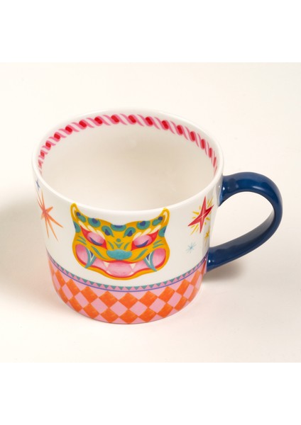 Luohu Porselen Kupa 360 ml Renkli