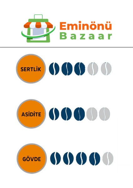 Ruanda Filtre Kahve (Öğütülmüş) 750 gr