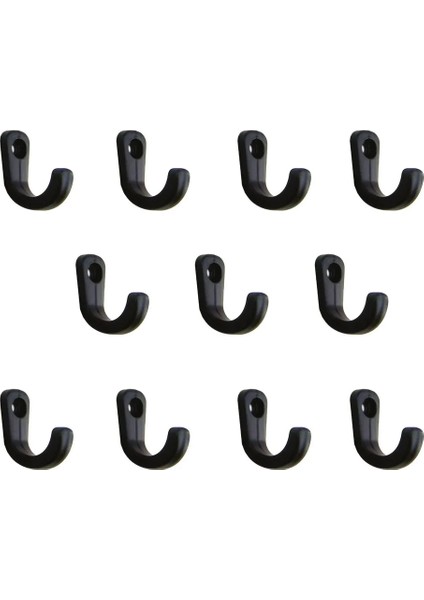 Tekli Anahtar, Bijuteri, Vitrin, Dekor Askısı - Siyah, 10X18X22 mm fiyatları