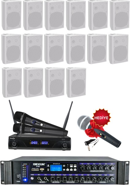 Drt-5 Sütun Hoparlör Mağaza Dükkan Kafe Seslendirme ve Okul Anons Sistemi