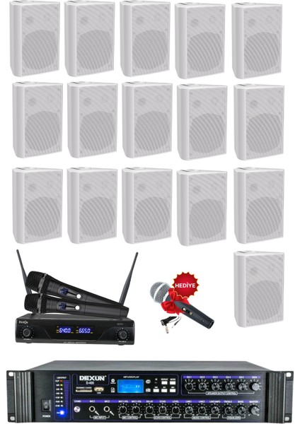 Drt-5 Sütun Hoparlör Mağaza Dükkan Kafe Seslendirme ve Okul Anons Sistemi modelleri