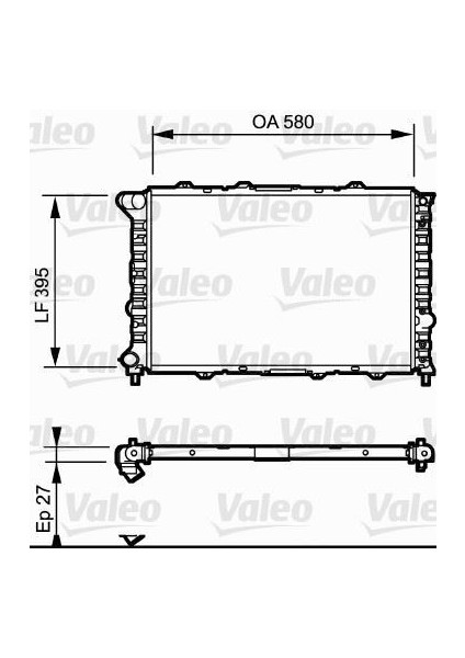732013 - Radyatör Klimalı Alfa 156 1.6 T.s 1.8 T.s 2.0 2.5 97-05 Sw 156 1.6 T.s 1.8 T.s 97-06