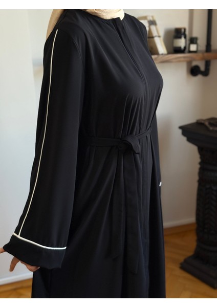 Gizli Patlı Biyeli Abaya Kol Ferace 5058 fiyatları