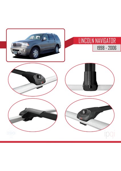 Lincoln Navigator 1998-2006 Arası ile Uyumlu Ace-1 Ara Atkı Tavan Barı Siyah 2 Adet fırsatları