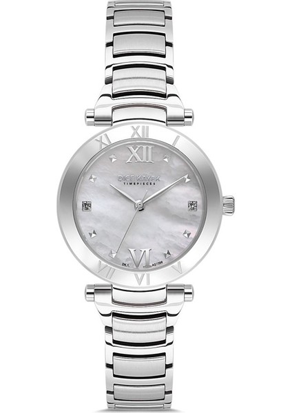 DK.1.AG1399.01 Taşlı Tasarım Sedef Kadranlı Çelik Kordon Çelik Kasa 5 Atm Suya Dayanıklı Metalik Renk Kadın Kol Saati modelleri