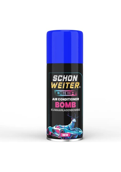 Premium Oto Klima Dezenfektanı ve Klima Bombası ∣ Mavi ∣ Schön Weiter