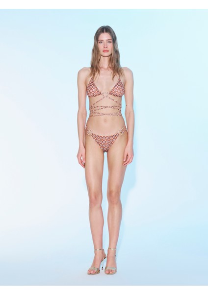 Sagaza Studio SS6055 Cok Renklı Bikini Takımı fırsatları